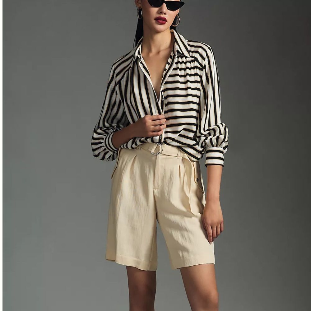 NWT Anthropologie Wide-Leg Shorts Size 4